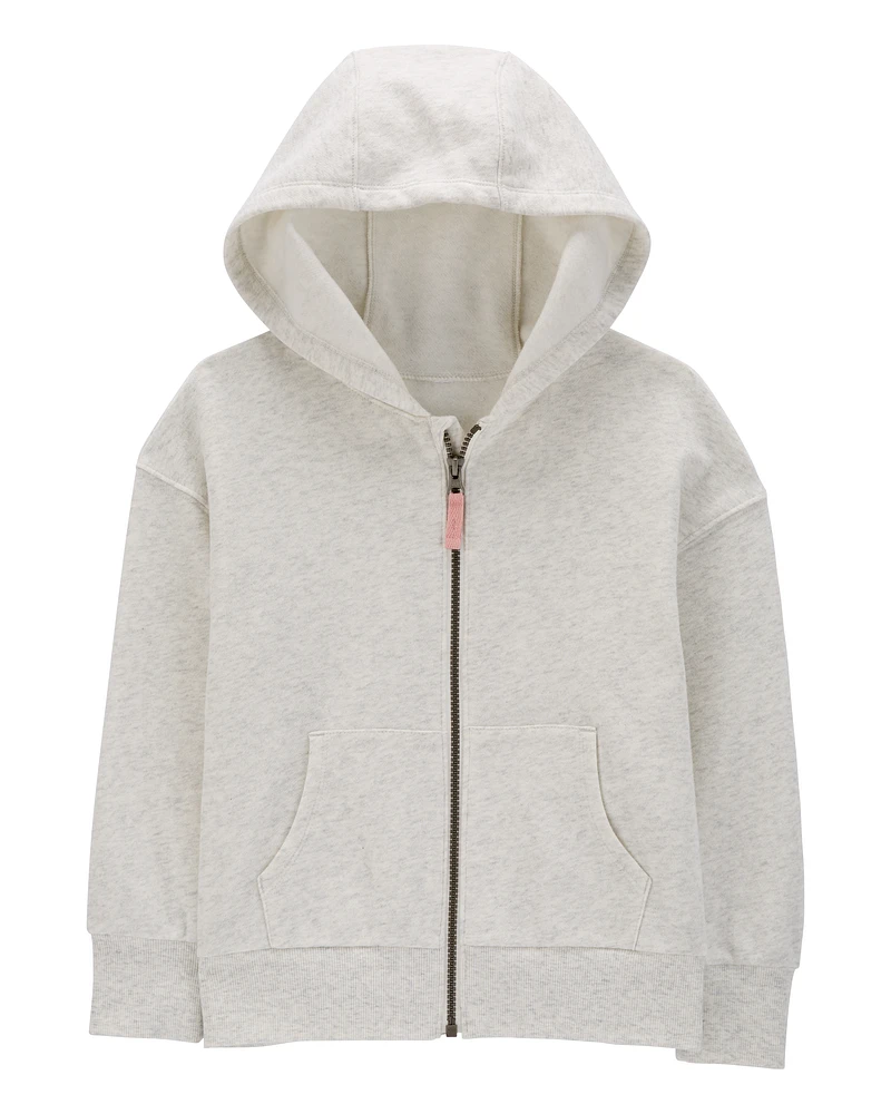 Kid Zip-Up Fleece Hoodie