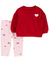 Baby 2-Piece Valentine's Day Pant Set