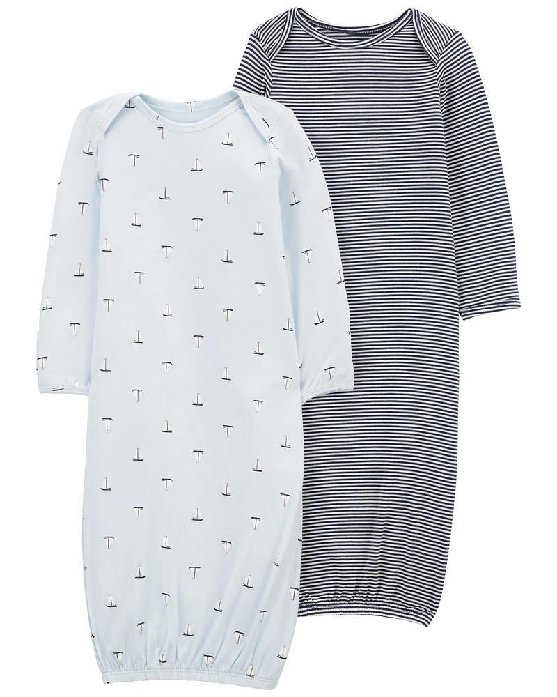 Baby 2-Pack PurelySoft Sleeper Gowns