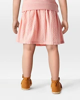 Toddler Crochet Pull-On Skort