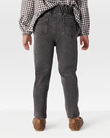 Toddler Pull-On Denim Pant - Black
