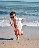 Toddler Striped Swim Trunks