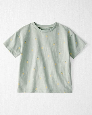 Toddler Organic Cotton Pineapple-Print Tee