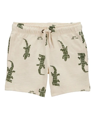 Toddler Alligator Pull-On Shorts