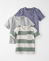 3-Pack Organic Cotton Pocket Tees