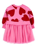 Baby Heart Long-Sleeve Dress