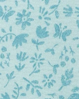 Toddler Butterfly Print Snug Fit Cotton 4-Piece Pyjamas