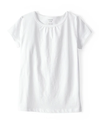 Kid White Cotton Tee