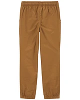 Pull-On Poplin Pants