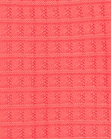 Kid Orange Knit Tank Top