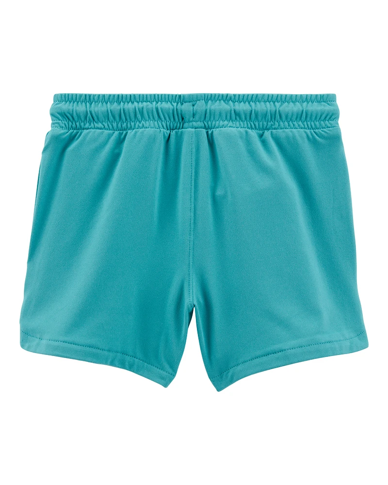 Toddler On-The-Go Pull-On Shorts - Teal