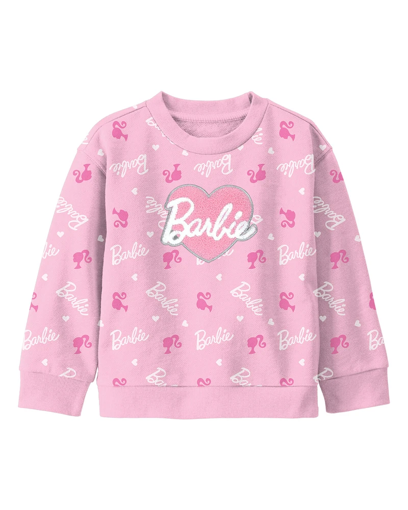 Kid Barbie Pullover - Pink