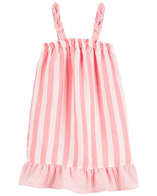 Striped Woven Nightgown