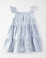 Baby Organic Cotton Floral-Print Dress