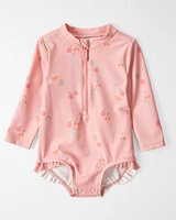 Baby Girl Recycled Ruffle Swimsuit