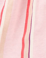 Baby Girl 3-Piece Pink Stripe Outfit Set