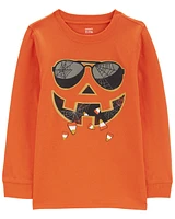 Kid Jack-O-Lantern Halloween Graphic Tee