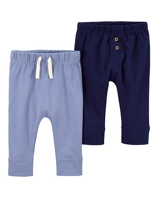 Baby 2-Pack Pull-On Cotton Pants