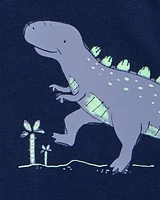 5-Pack Dinosaur Short-Sleeve Bodysuits