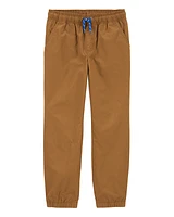 Kid Pull-On Poplin Pants