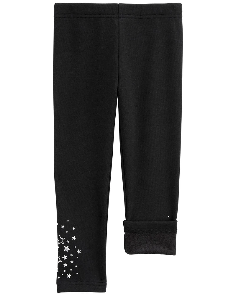 Toddler Star Cozy Fleece Leggings