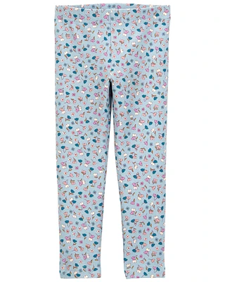 Toddler Floral Stretch Leggings