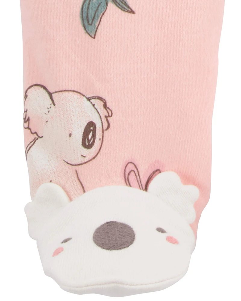 Baby Koala 2-Way Zip Cotton Sleeper