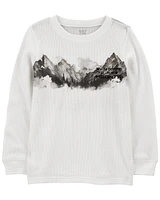 Kid Snowboard Thermal Graphic Tee