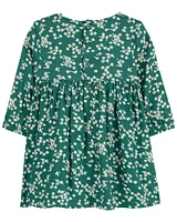 Baby Floral Long-Sleeve Dress