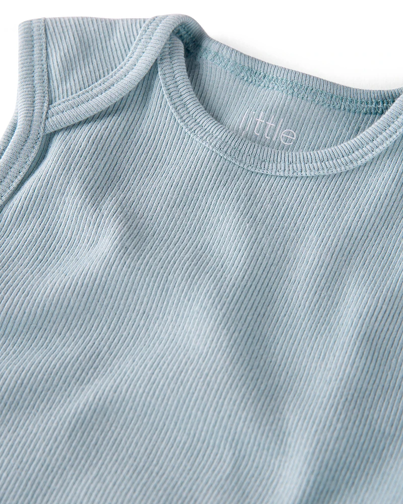 Baby 3-Pack Organic Cotton Rib Bodysuits