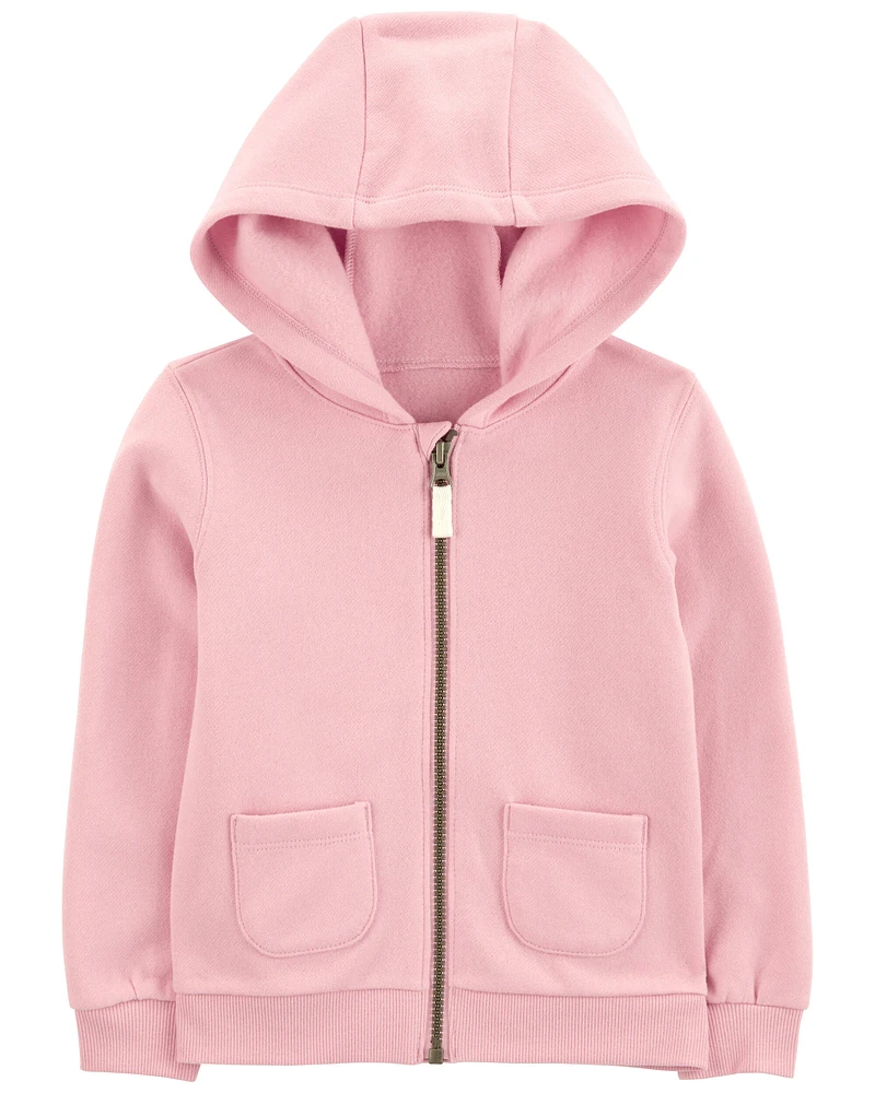 Toddler Zip-Up Fleece Hoodie