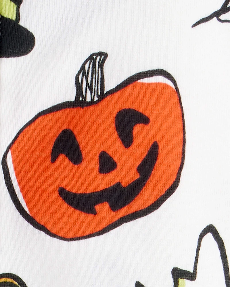 Toddler 1-Piece Halloween 100% Snug Fit Cotton Footie Pyjamas