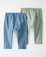 Baby 2-Pack Organic Cotton French Terry Joggers