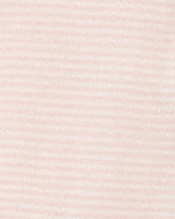 Baby Preemie Striped Cotton Sleeper Pyjamas