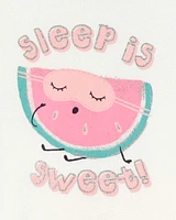 Toddler 4-Piece Watermelon Print 100% Snug Fit Cotton Pyjamas