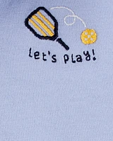 Baby Pickleball Cotton Romper