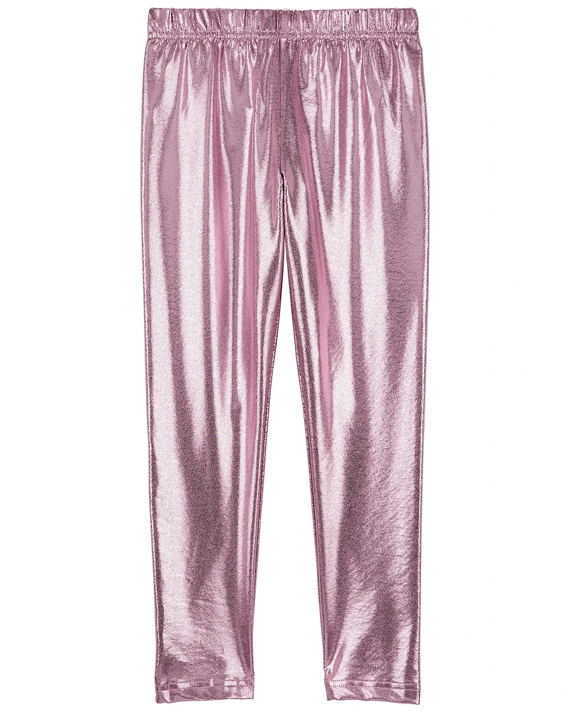 Kid Metallic Leggings