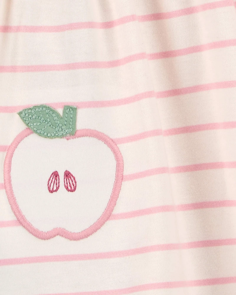 Baby Striped Apple Dress