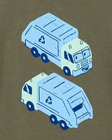 Toddler Recycling Truck Graphic Tee