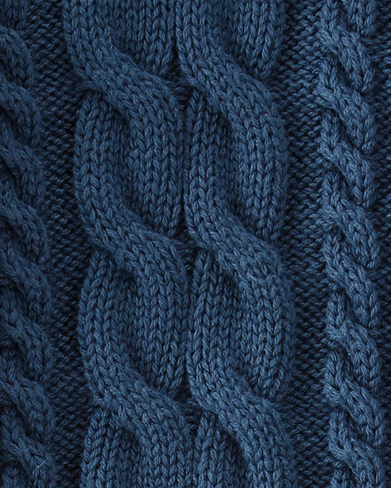 Baby Organic Cotton Cable Knit Sweater