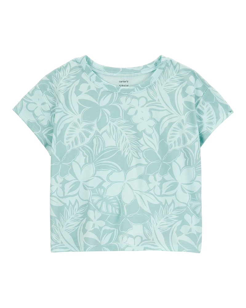 Kid Floral Short-Sleeve Tee