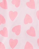 Kid 4-Piece Rainbow Heart 100% Snug Fit Cotton Pyjamas