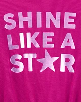 Kid Shine Like A Star Metallic Thermal Top