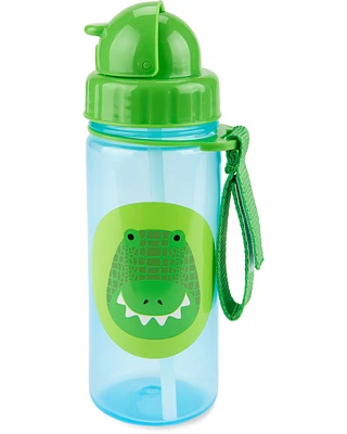 Zoo Straw Bottle - 13 oz - Crocodile