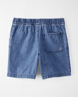 Kid Organic Cotton Chambray Shorts