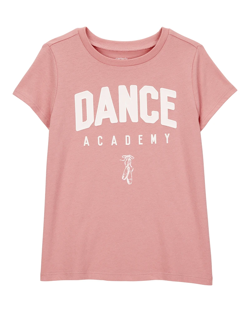 Kid Dance Academy Short-Sleeve Graphic Tee - Pink