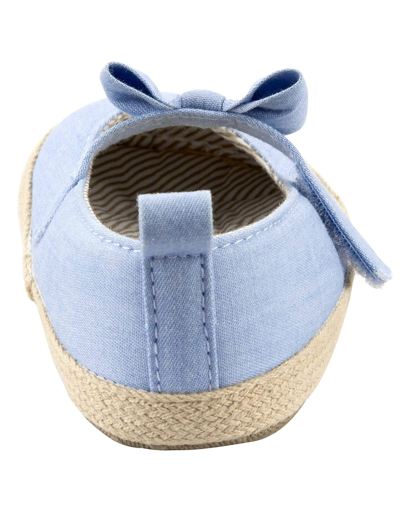 Baby Chambray Mary Janes