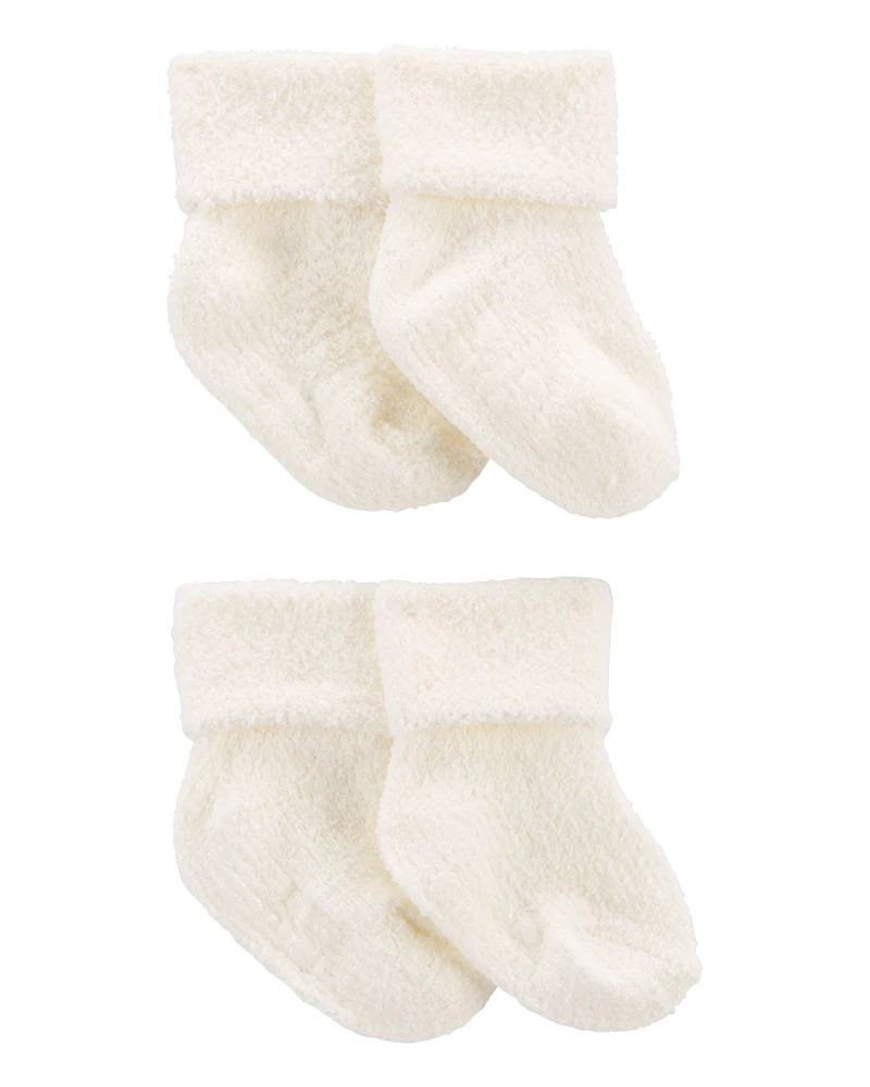 Baby 4-Pack Foldover Booties