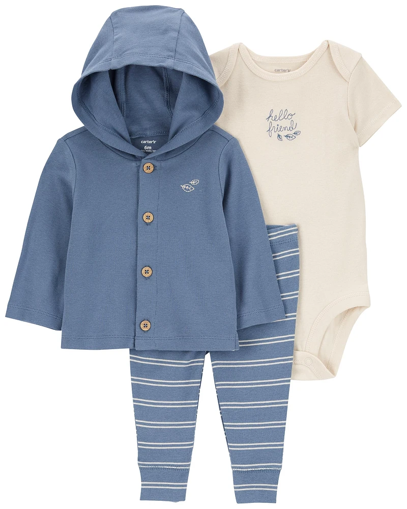 Baby 3-Piece Little Cardigan Set