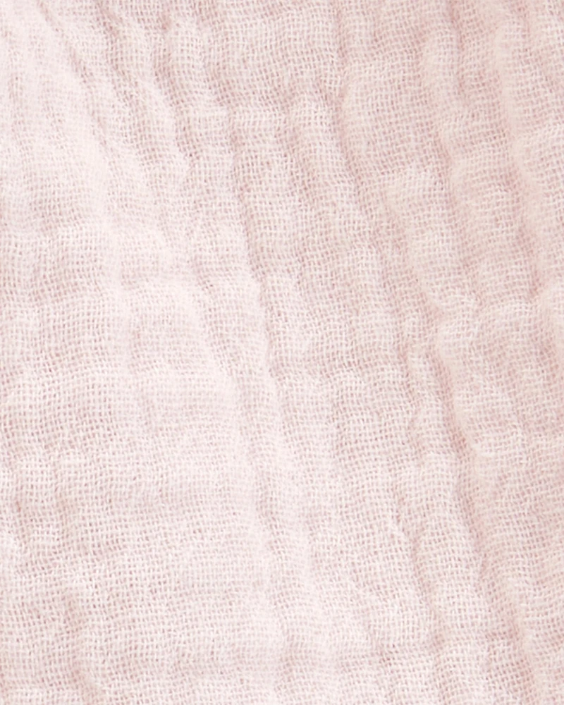 Toddler Ruffle Gauze Shorts - Pink